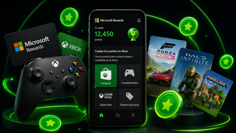 Xbox Microsoft Rewards permitirá comprar juegos con puntos desde consola